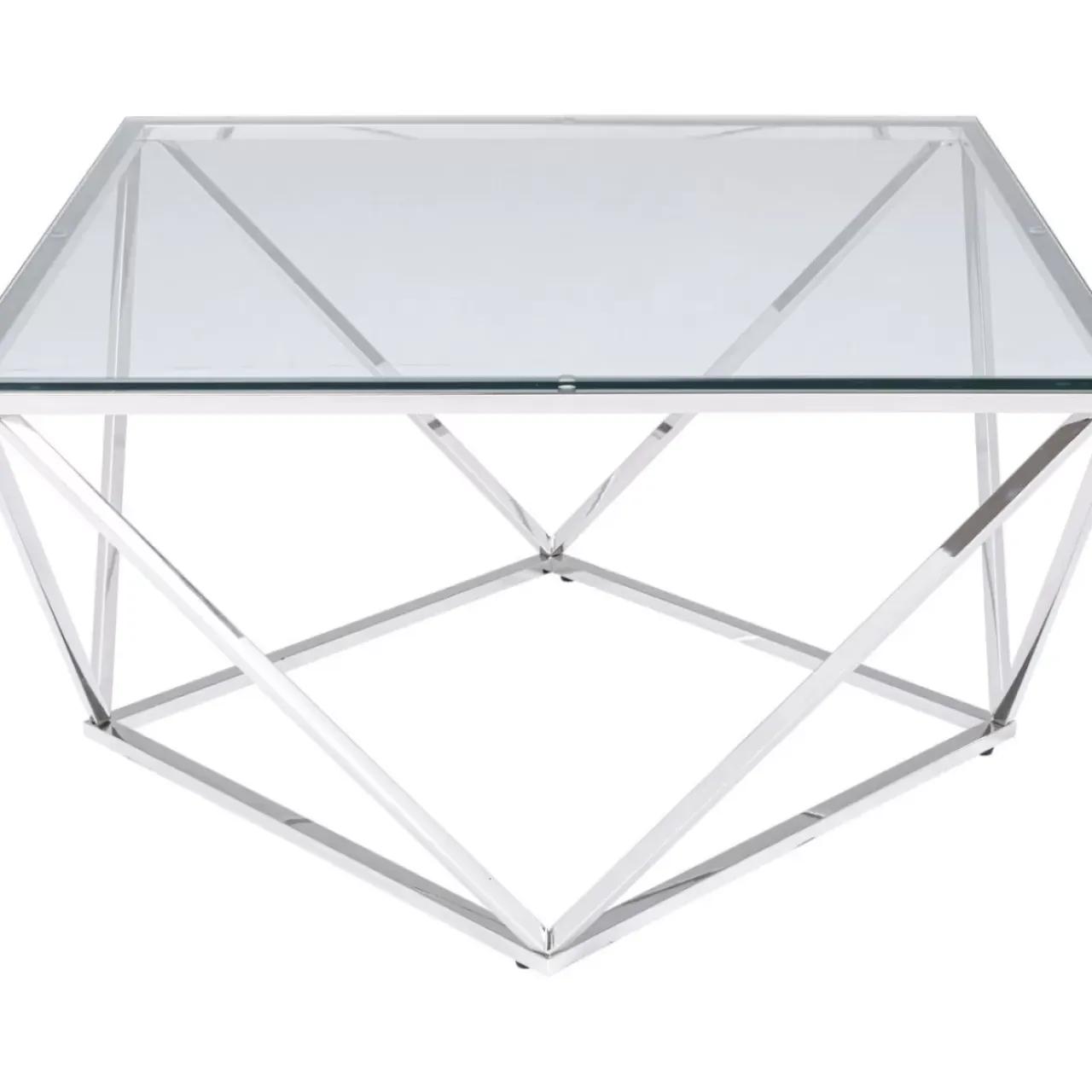 Tische|KARE Design Couchtisch Cristallo 80X80