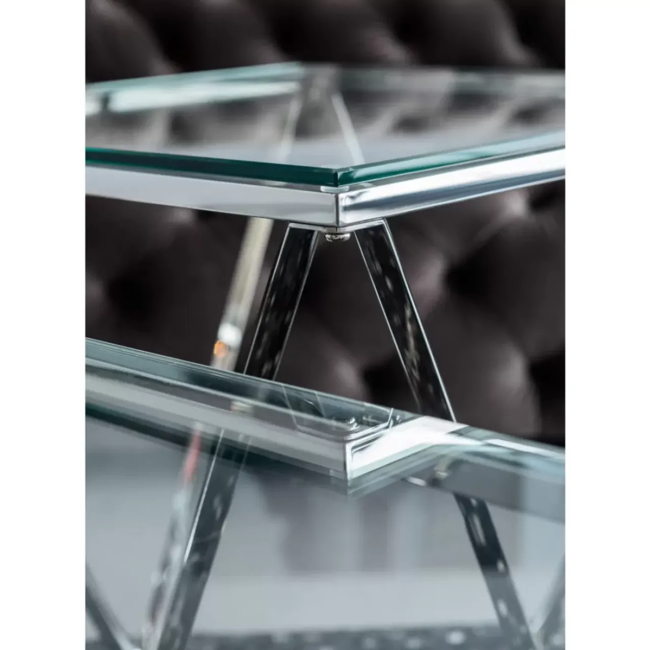 Tische|KARE Design Couchtisch Cristallo 80X80
