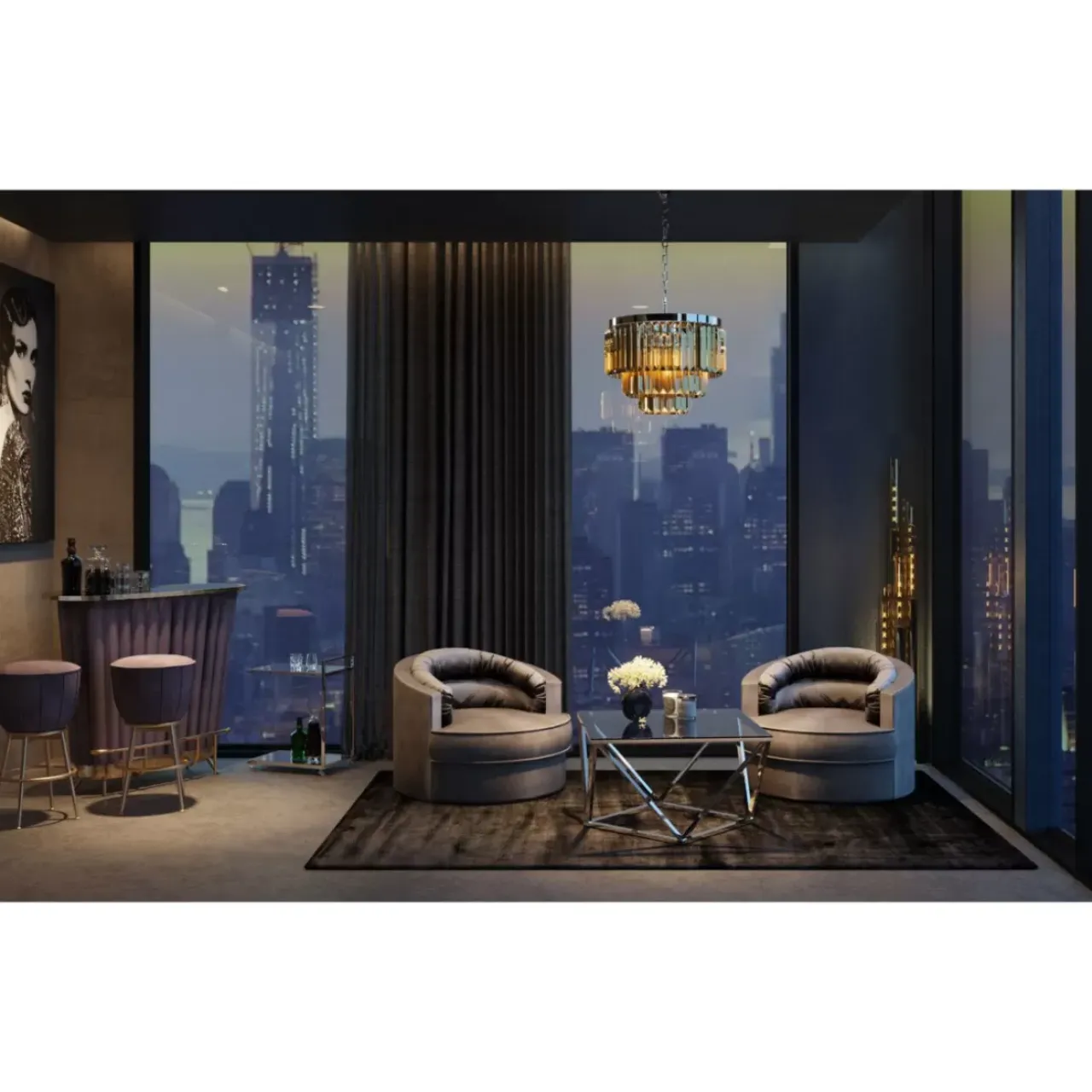 Tische|KARE Design Couchtisch Cristallo 80X80
