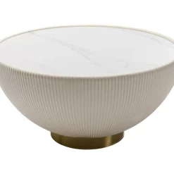 Tische|KARE Design Couchtisch Endless Vegas Weis O71Cm