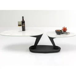 Tische|KARE Design Couchtisch Franklin Weis 150X58Cm