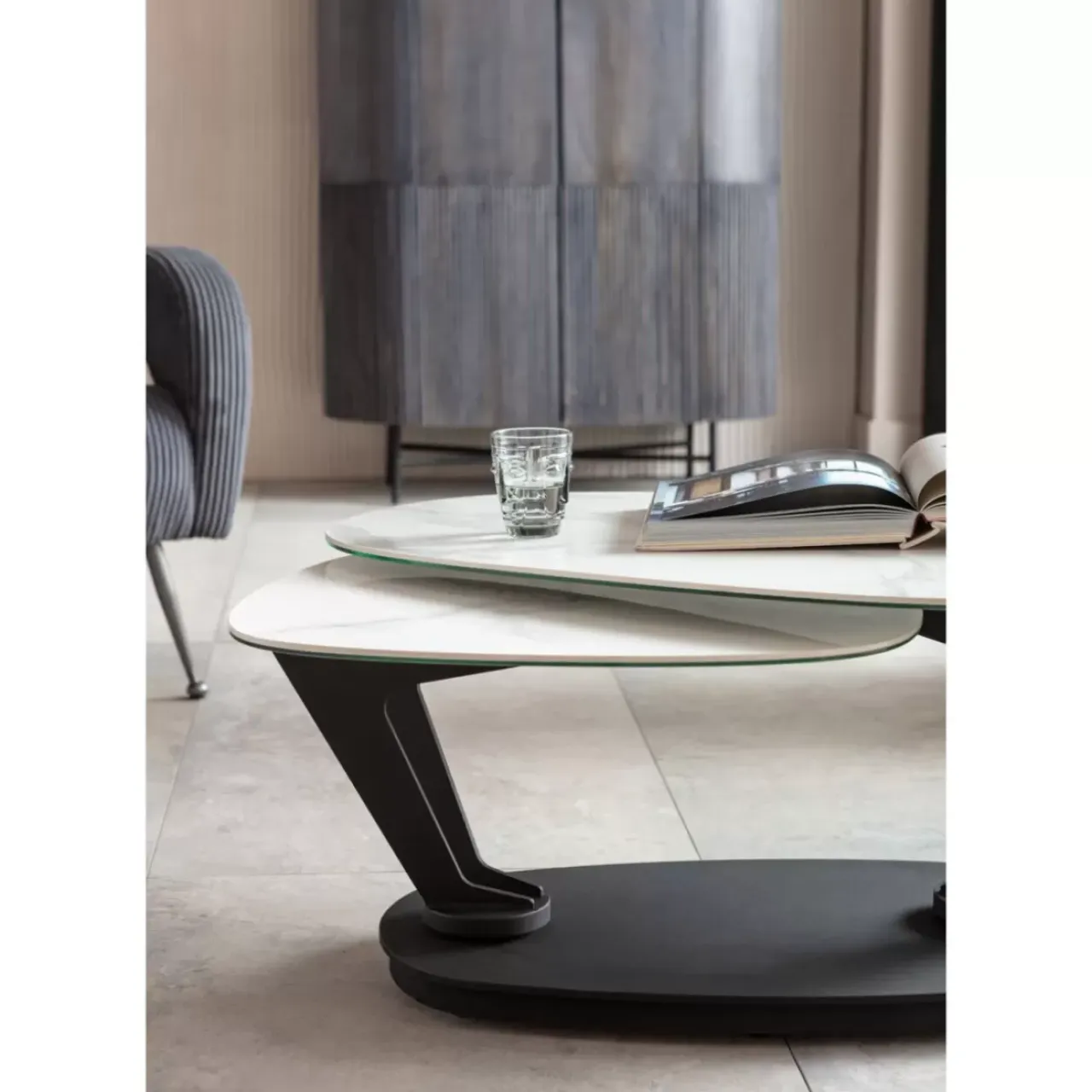Tische|KARE Design Couchtisch Franklin Weis 150X58Cm