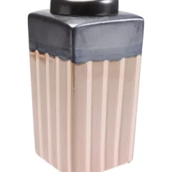 Deko & Geschenkartikel|KARE Design Deko Dose Mocca Stripes 30Cm