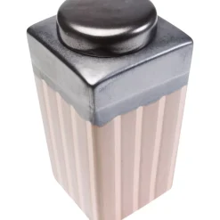 Deko & Geschenkartikel|KARE Design Deko Dose Mocca Stripes 30Cm