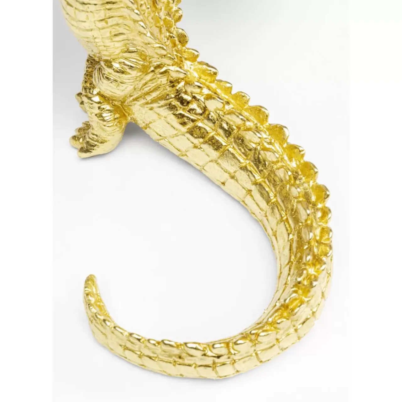Deko & Geschenkartikel|KARE Design Deko Figur Alligator Gold 39Cm
