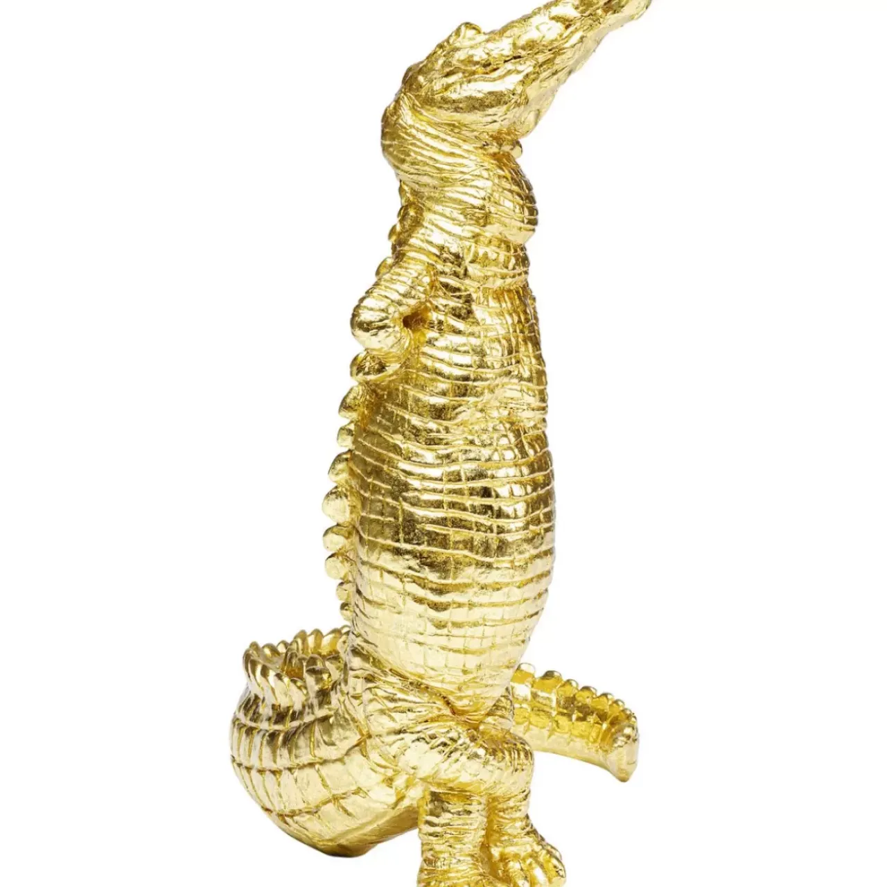 Deko & Geschenkartikel|KARE Design Deko Figur Alligator Gold 39Cm