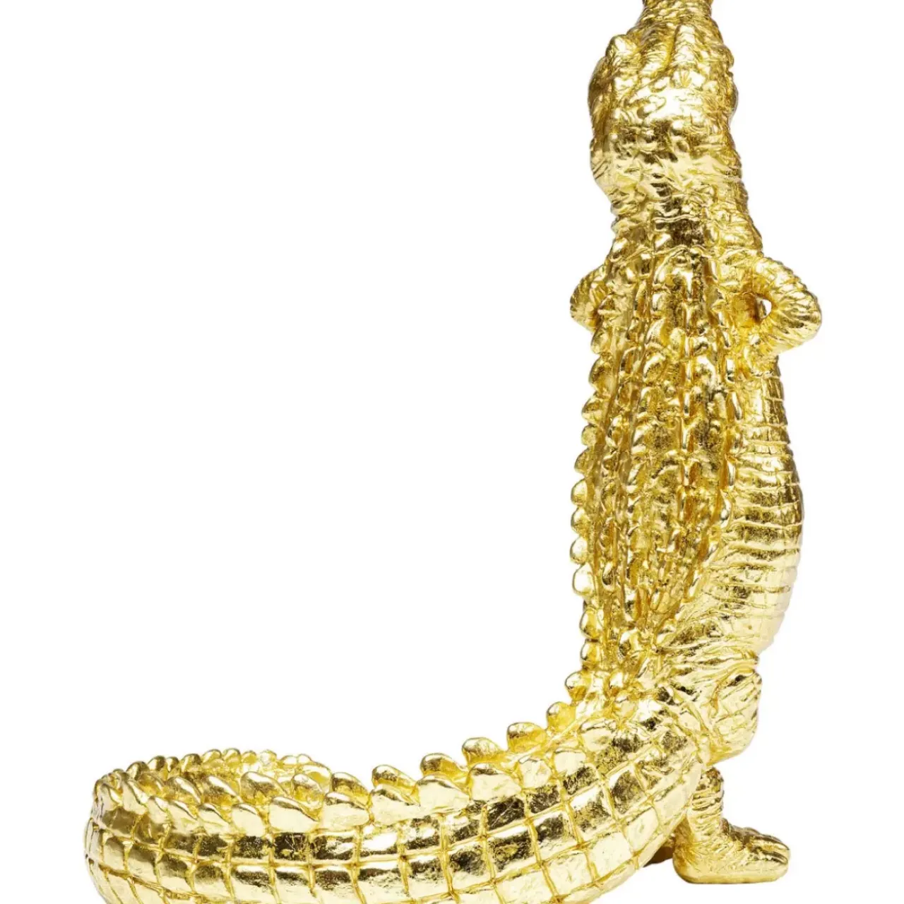 Deko & Geschenkartikel|KARE Design Deko Figur Alligator Gold 39Cm