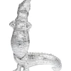 Deko & Geschenkartikel|KARE Design Deko Figur Alligator Silber 39Cm