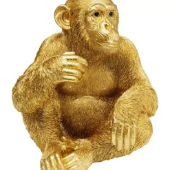 Deko & Geschenkartikel|KARE Design Deko Figur Baby Ape Gold 53