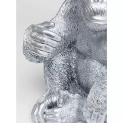 Deko & Geschenkartikel|KARE Design Deko Figur Baby Ape Silber 53