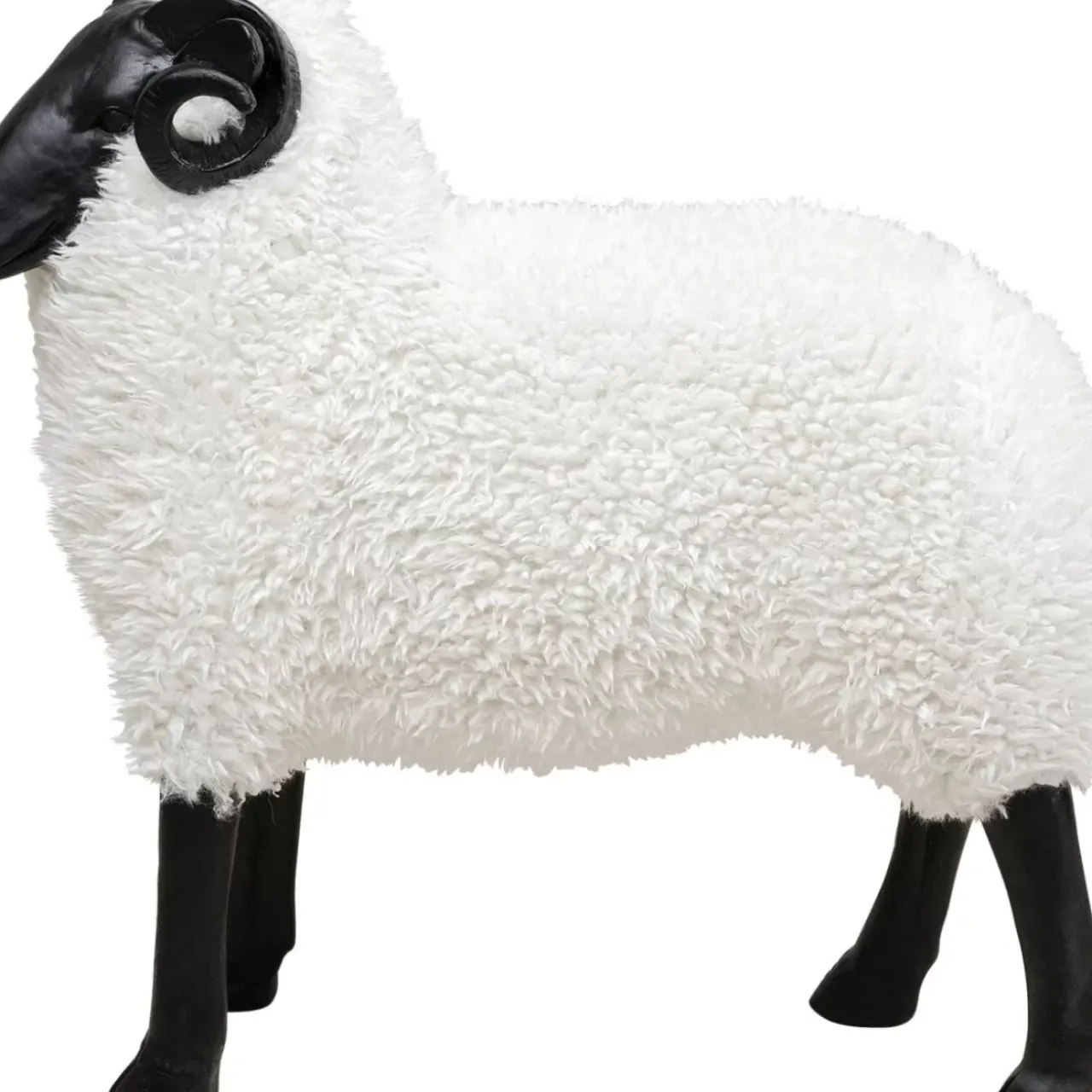 Deko & Geschenkartikel|KARE Design Deko Figur Bathilde Ram Weis 78Cm