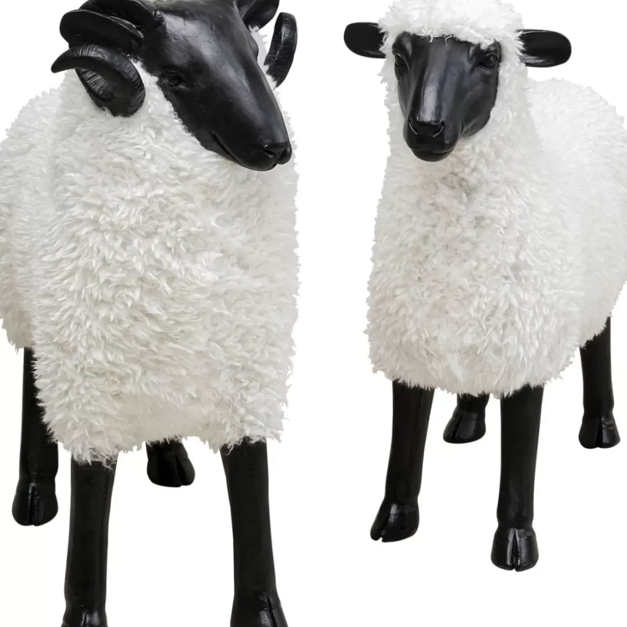 Deko & Geschenkartikel|KARE Design Deko Figur Bathilde Ram Weis 78Cm