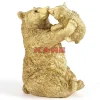 Deko & Geschenkartikel|KARE Design Deko Figur Bear Lucky Mom Gold 27Cm