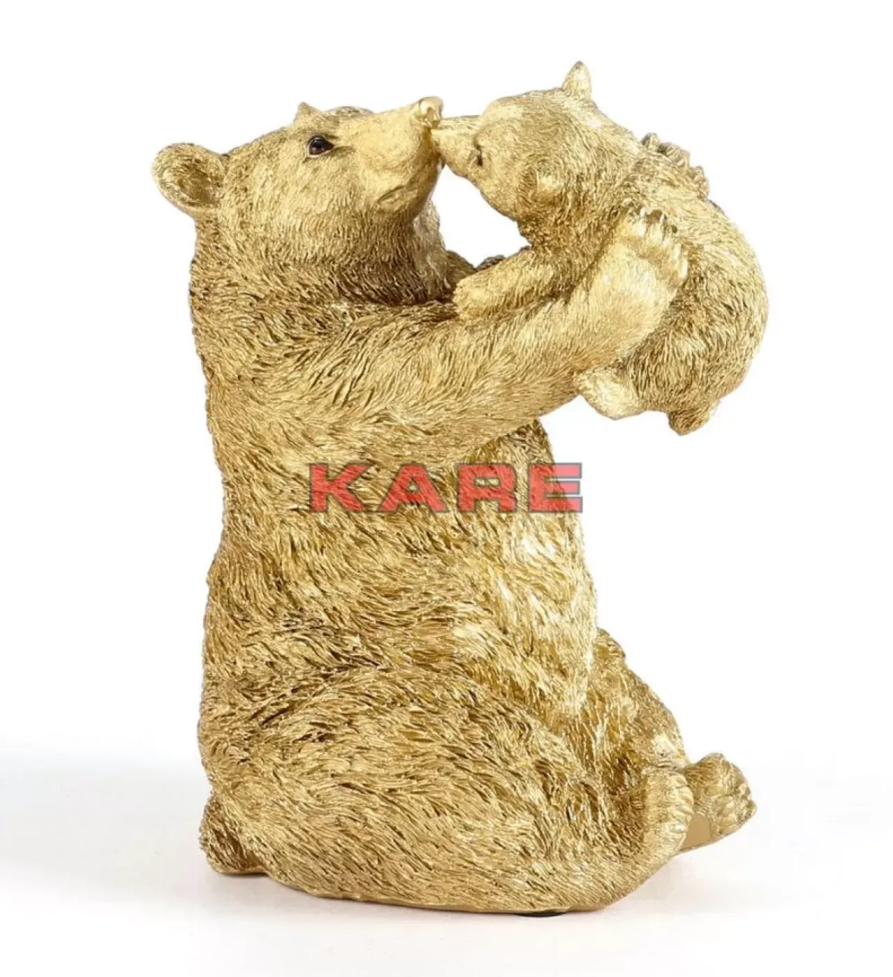 Deko & Geschenkartikel|KARE Design Deko Figur Bear Lucky Mom Gold 27Cm