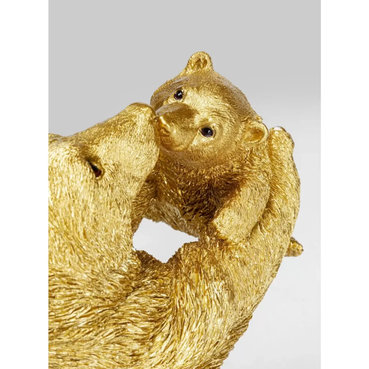 Deko & Geschenkartikel|KARE Design Deko Figur Bear Lucky Mom Gold 27Cm