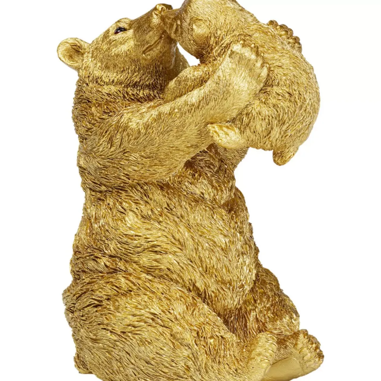 Deko & Geschenkartikel|KARE Design Deko Figur Bear Lucky Mom Gold 27Cm