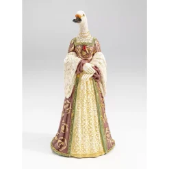 Deko & Geschenkartikel|KARE Design Deko Figur Bird Lady Duck Weis 31Cm