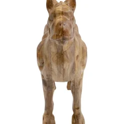 Deko & Geschenkartikel|KARE Design Deko Figur Bulldog Wood 70X78Cm