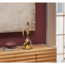 Deko & Geschenkartikel|KARE Design Deko Figur Bunny Gold 52Cm