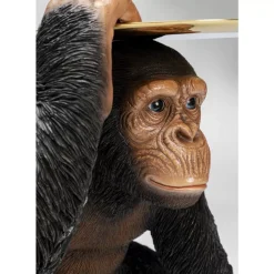 Deko & Geschenkartikel|KARE Design Deko Figur Butler Playing Chimp Schwarz 52Cm