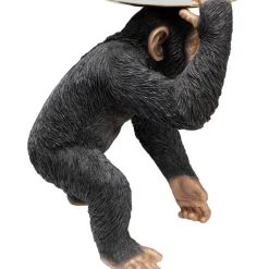 Deko & Geschenkartikel|KARE Design Deko Figur Butler Playing Chimp Schwarz 52Cm