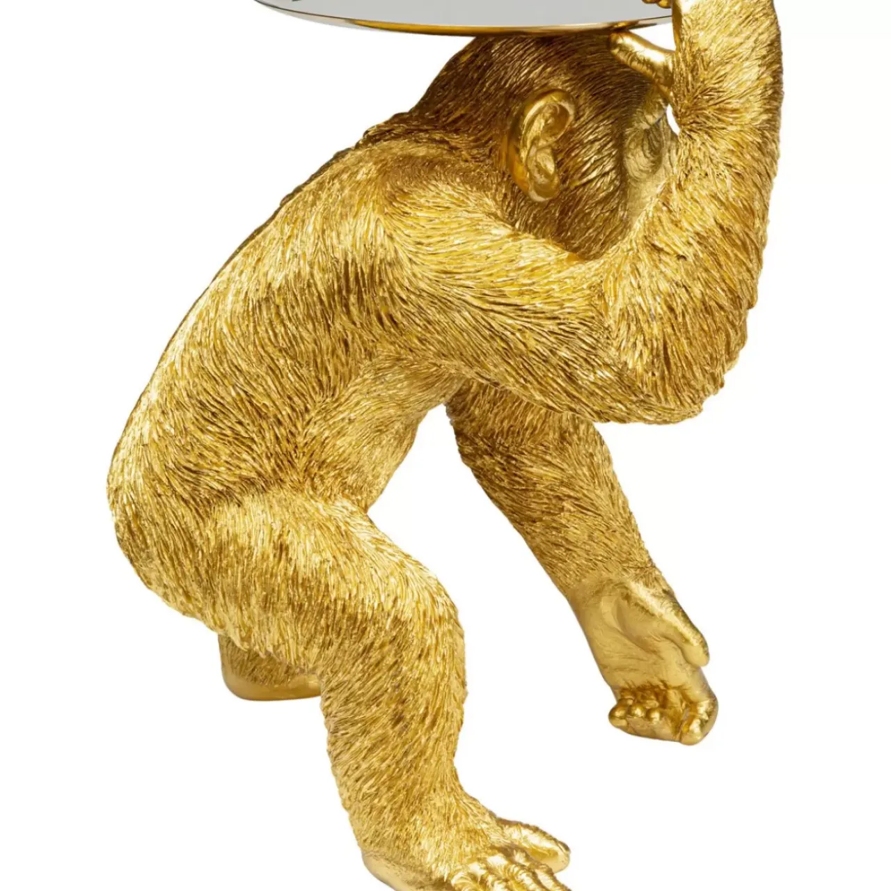 Deko & Geschenkartikel|KARE Design Deko Figur Butler Playing Chimp Gold 52Cm