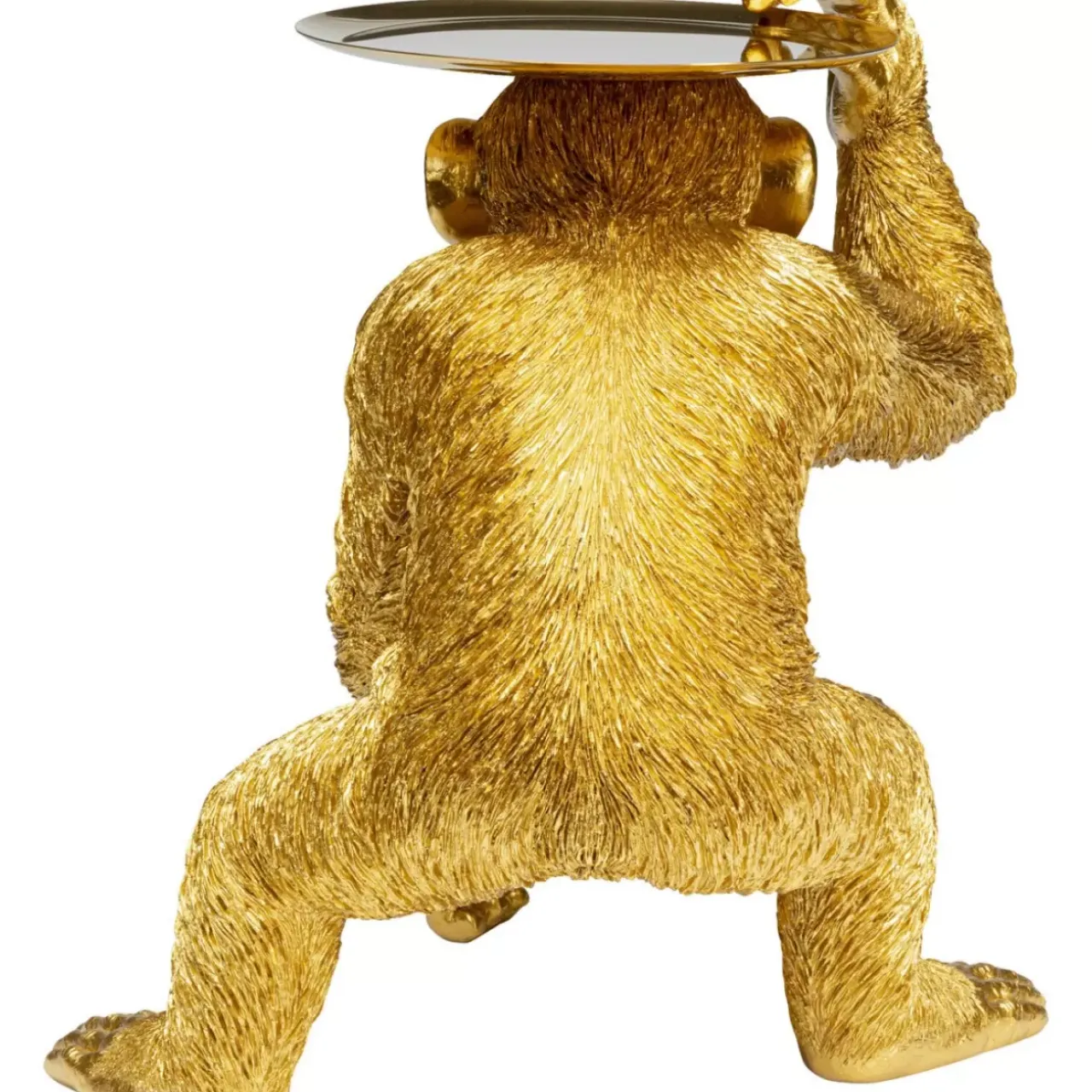 Deko & Geschenkartikel|KARE Design Deko Figur Butler Playing Chimp Gold 52Cm