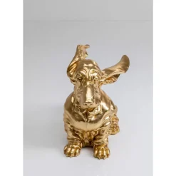 Deko & Geschenkartikel|KARE Design Deko Figur Coiffed Dog Gold 52Cm