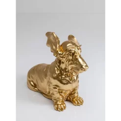 Deko & Geschenkartikel|KARE Design Deko Figur Coiffed Dog Gold 52Cm