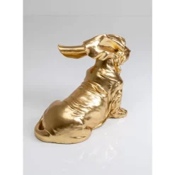 Deko & Geschenkartikel|KARE Design Deko Figur Coiffed Dog Gold 52Cm
