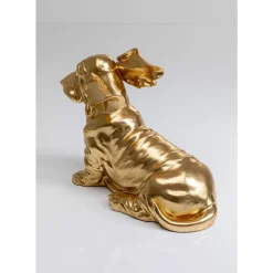 Deko & Geschenkartikel|KARE Design Deko Figur Coiffed Dog Gold 52Cm