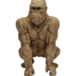 Deko & Geschenkartikel|KARE Design Deko Figur Gorilla Gold 80Cm