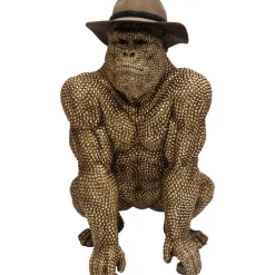 Deko & Geschenkartikel|KARE Design Deko Figur Gorilla Gold 80Cm