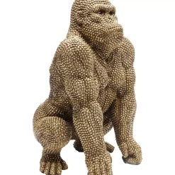 Deko & Geschenkartikel|KARE Design Deko Figur Gorilla Gold 46Cm