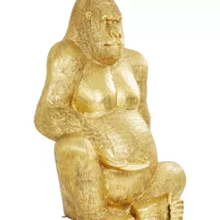Deko & Geschenkartikel|KARE Design Deko Figur Gorilla Gold Xl 180
