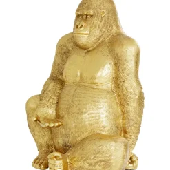 Deko & Geschenkartikel|KARE Design Deko Figur Gorilla Gold Xl 180
