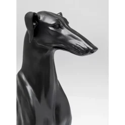 Deko & Geschenkartikel|KARE Design Deko Figur Greyhound Bruno Schwarz Matt 80Cm