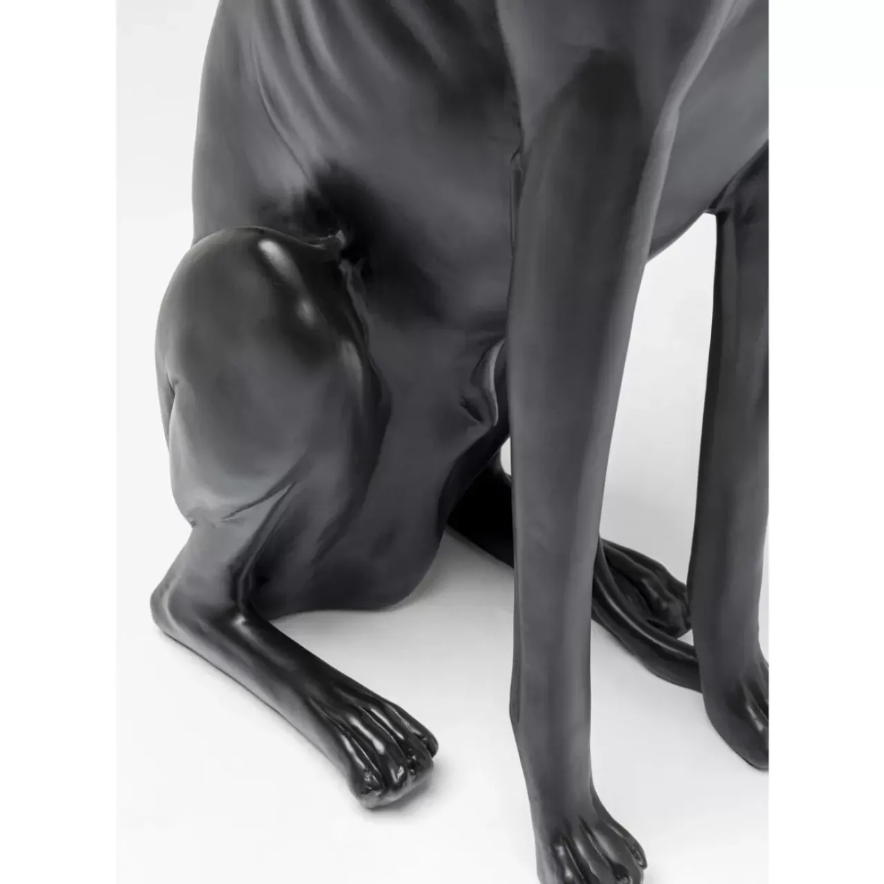 Deko & Geschenkartikel|KARE Design Deko Figur Greyhound Bruno Schwarz Matt 80Cm