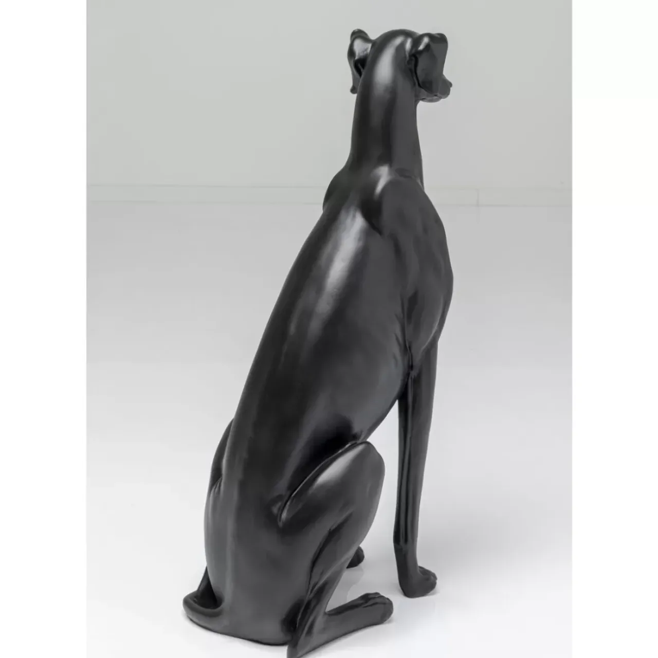 Deko & Geschenkartikel|KARE Design Deko Figur Greyhound Bruno Schwarz Matt 80Cm