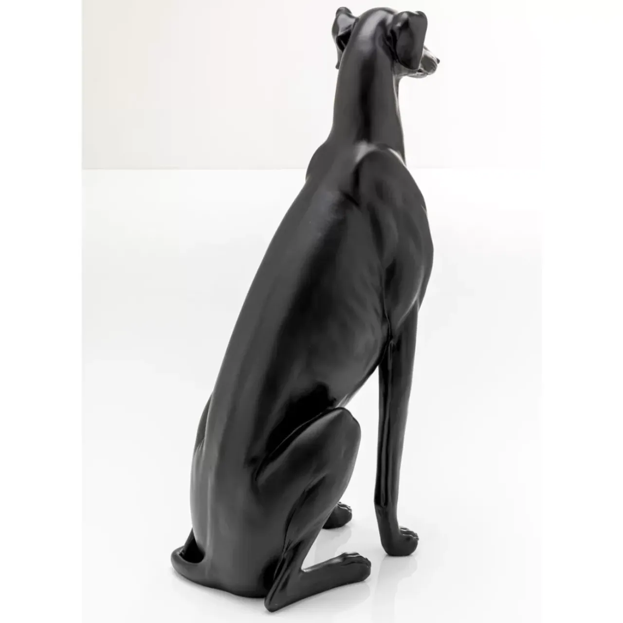 Deko & Geschenkartikel|KARE Design Deko Figur Greyhound Bruno Schwarz Matt 80Cm