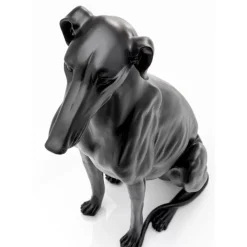 Deko & Geschenkartikel|KARE Design Deko Figur Greyhound Bruno Schwarz Matt 80Cm