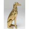 Deko & Geschenkartikel|KARE Design Deko Figur Greyhound Bruno Gold 80Cm