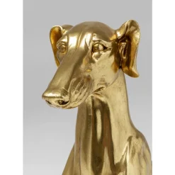 Deko & Geschenkartikel|KARE Design Deko Figur Greyhound Bruno Gold 80Cm
