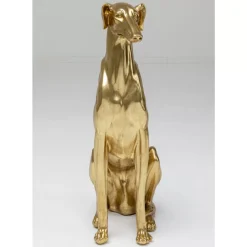 Deko & Geschenkartikel|KARE Design Deko Figur Greyhound Bruno Gold 80Cm
