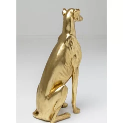 Deko & Geschenkartikel|KARE Design Deko Figur Greyhound Bruno Gold 80Cm