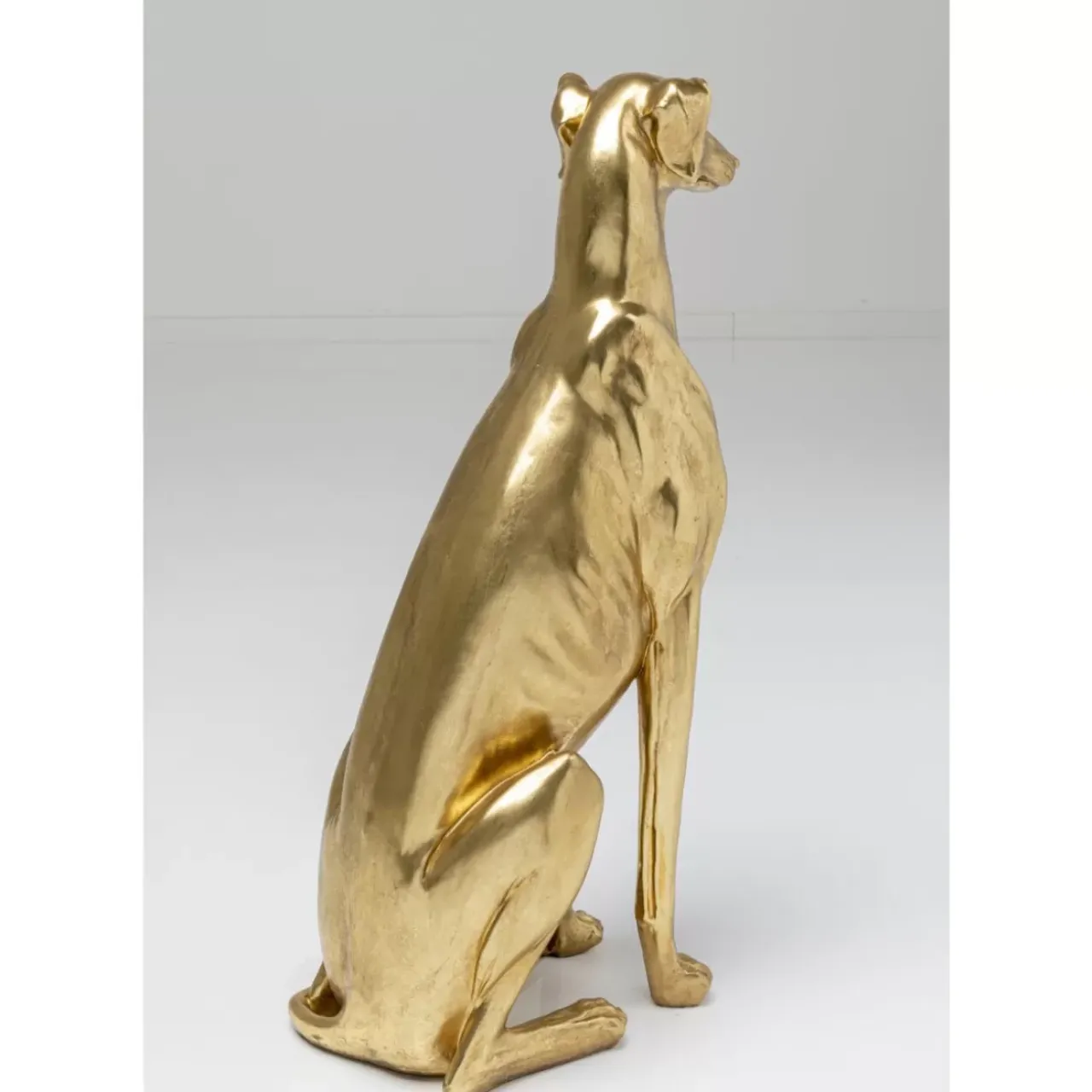 Deko & Geschenkartikel|KARE Design Deko Figur Greyhound Bruno Gold 80Cm