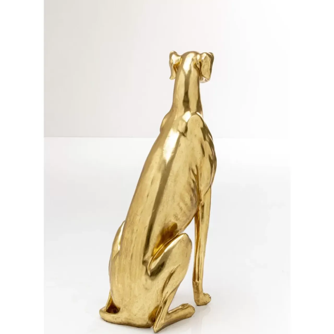Deko & Geschenkartikel|KARE Design Deko Figur Greyhound Bruno Gold 80Cm