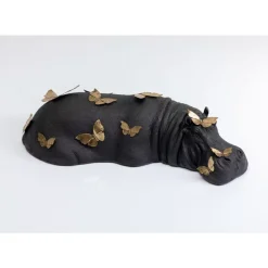 Deko & Geschenkartikel|KARE Design Deko Figur Hippo Butterflies 35Cm