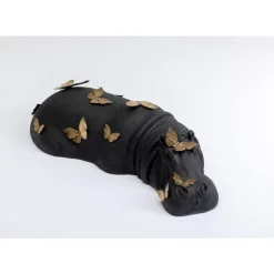 Deko & Geschenkartikel|KARE Design Deko Figur Hippo Butterflies 35Cm
