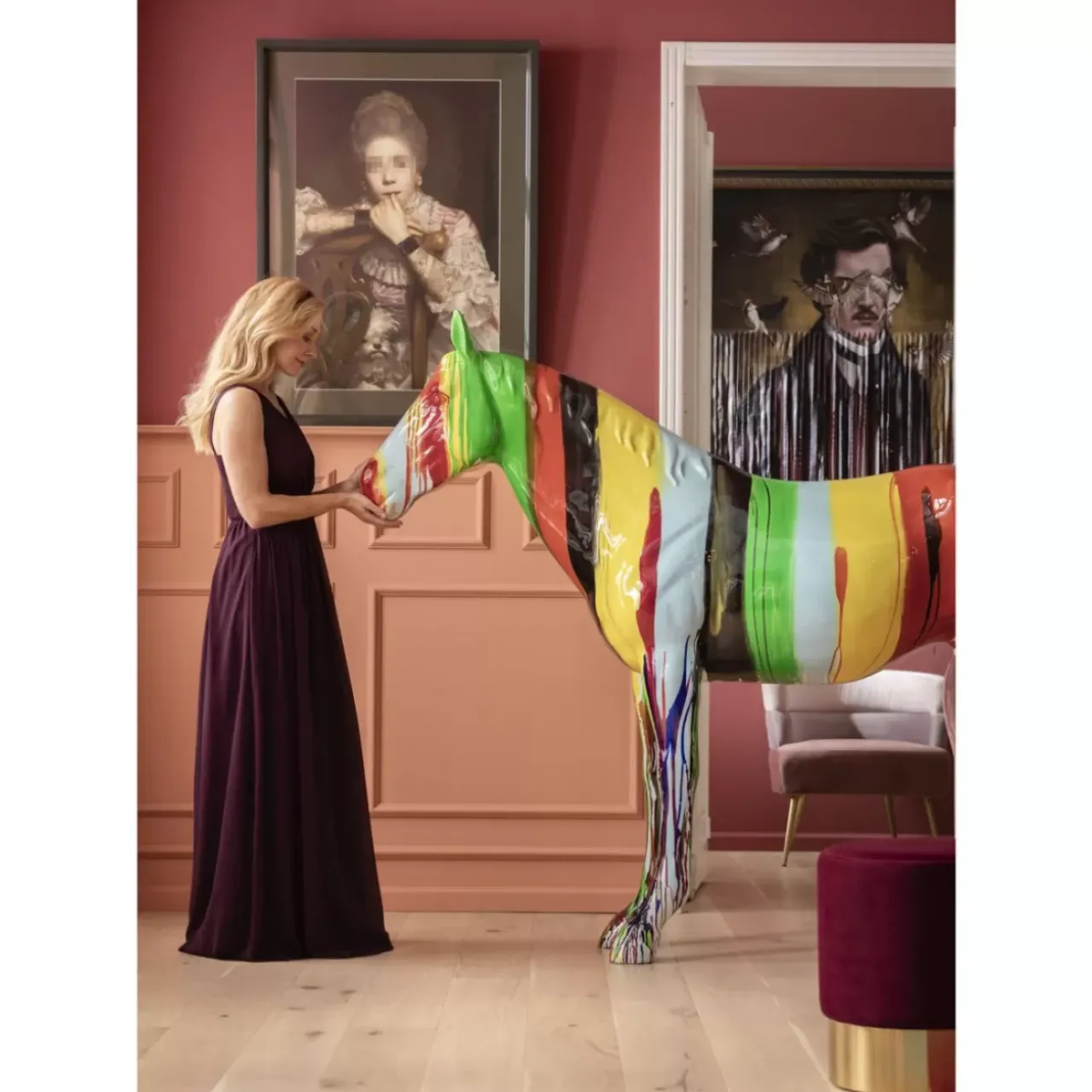Deko & Geschenkartikel|KARE Design Deko Figur Horse Colore